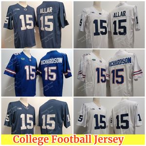 Florida Gators 15 Anthony Richardson College Football Jersey Penn State 15 Drew Allar NO NAME Heren Jersey Wit Zwart Blauw Gestikt Nieuw