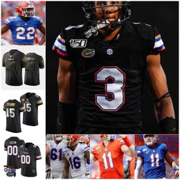 Florida Gators College Football Jersey cosido hombres mujeres jóvenes Jason Marshall Jr. 11 Kelby Collins 5 Kamari Wilson 15 Derek Wingo cualquier nombre cualquier número