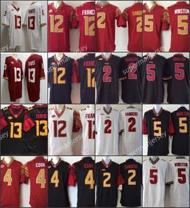 Florida NCAA College State voetbalshirt Jerseys gestikt FSU 13 Travis 4 Dalvin Cook 12 Chubba Purdy 2 Deion Sanders 5 Winston