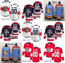 Maillots de hockey Florida''Panthers'' 19 Matthew Tkachuk 23 Carter Verhaeghe 42 Gustav Forsling 5 Aaron Ekblad 15 Anton Lundell 21 Nick Cousins