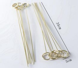 Bloemist Long Stick Clip Card Holders Flower Gift Inpaking Packaging for Bouquet Wedding Decoration1755044