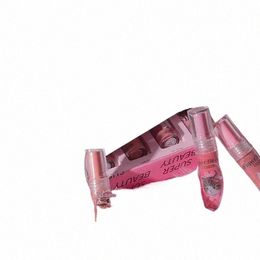 Flortte / Floria Strange Beauty Lip Essence Lip Glaze Maquillage pour les lèvres Coffret cadeau a2J3 #