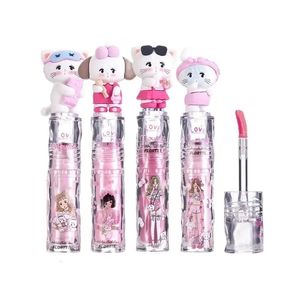 FLORTTE MIKKO Spiegel Lip Glazuur Waterdichte Doorschijnende Lipstick Koreaanse Make-Up Lipgloss Lip Voller Gloss Hydraterende Lipolie 240220