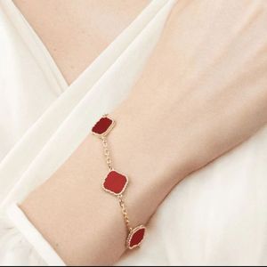 Bloemarmband sieradenontwerpers houden van armband vier bladketen klaver liefde bangle armbanden voor vrouwen meerdere kleuren 18k goud vergulde heren armband schroef armband