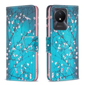 Bloemgevallen voor OPPO A7 A94 A74 A54 A93 F19 REALME 8 6 V13 PRO 4G 5G 5G Wallet Leather Flower Fundas Case
