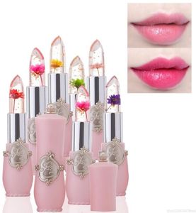 Bloem Kristal Jelly Lipstick Magische Temperatuur Kleur Veranderende Lippenbalsem Hydraterende Langdurige Schoonheid Lipsticks Make-up 00558231962