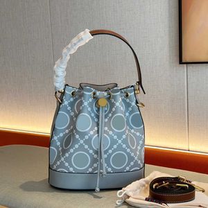 Bloemschotels Designer Buckets Luxurys Handtassen Lederen schoudertassen vrouwen crossbody portemonnee