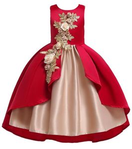 Robe de fille de fleur pour mariage bébé fille 212 ans tenues d'anniversaire enfants filles robes enfants fête bal robe de bal XF116464285