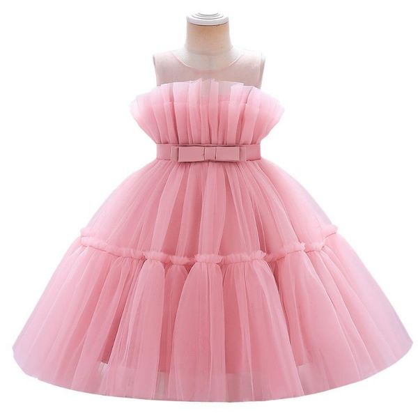 Robe de fille de fleur pour mariage bébé fille 5 à 10 ans tenues d'anniversaire pour enfants première communion robe fille fille fête