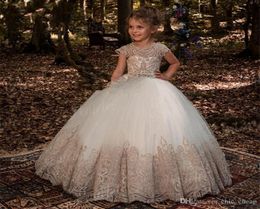 Robes de fille de fleur princesse robe de bal hors épaule avec des fleurs de papillon faites à la main gonflées enfants enfant en bas âge robe de concours 9968874