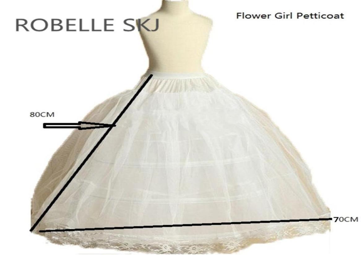 Нижняя юбка с цветочным узором для девочек, кринолин, нижняя юбка-комбинация для маленькой девочки, длина 80 см, с 3 обручами, высокое качество, быстрая доставка7147711