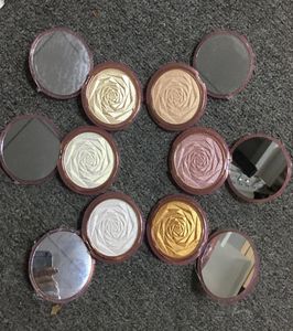 Bloemglowpoeder 6 kleuren Diamant Bronze Body Highlighter Powder Face Make -up Brighten Markering van geperst poeder Fast Shippi6875392