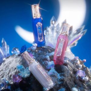 Flower Knows Moonlight Mermaid Clear Lip Gloss Collection Gemstone Lip Glaze Nourrissant Miroir Lip Plumber Gloss Maquillage 3.5ML 240311