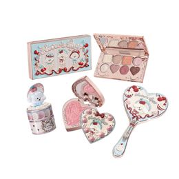 Flower Knows Nevers Shop Collection All In Make Up Sets Cosmetics Full Set Lip Mud Blusher Eye Shadow Makeup Kit Professional 240508