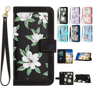 Flower Laddy – coque portefeuille en cuir pour filles, étui de téléphone pour iPhone 15 14 13 12 11 pro max xr xs 6 7 8 Plus iphone 15