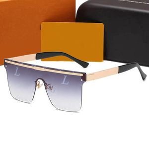 Flor Lente Gafas de sol de moda Diseñador de la marca Carta Marco de anteojos Fiesta al aire libre Gafas de sol para hombres Mujeres Multi Color S17