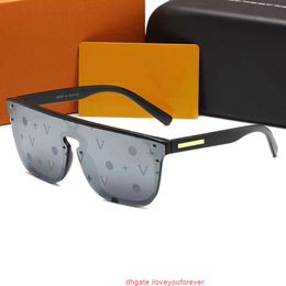 Blumenlinsen-Sonnenbrille mit Buchstaben, Designer-Marken-Sonnenbrille, Damen, Herren, Unisex, Reisesonnenbrille, Schwarz, Grau, Strand, Adumbral zum Verkauf 2023