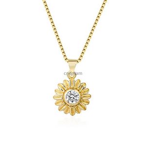 Bloem ketting Diamant Daday Daisy Rose Gold ketting ketting vrouwen meisjes mode sieraden wil en zandig