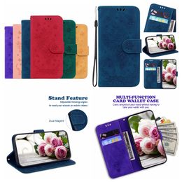 Bloem PU Lederen Wallet Cases Cases voor Samsung S23 Fe A25 5G Huawei Honor 90 Pro 90 Lite Google 8 Pro 7 7A One Plus Nord 3 Floral Cash Card Slot Holder Flip Cover Pouch
