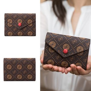 bloem rosalie victorine kaarthouder portemonnee luxe Dames sleutel portemonnee sleutelhanger Man Designer portefeuilles portemonnees reliëf Sleutelzakje CardHolder Creditcardsleuf