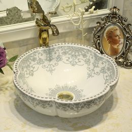 Fleur Fleurie Chine Style Vintage COMPTOPER BASIN SIR