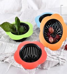 Évier de cuisine en silicone en forme de fleur Évier de douche Évacuage de couverture de couverture colon