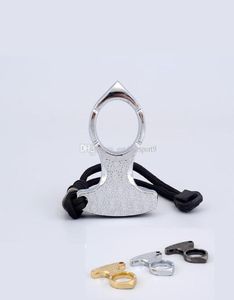 Flower Single Finger Knuckle Duster Alloy Survival Keychain EDC Self Defense Tool Buckle 3Colors Brass Knuckles Dusters Break Wind4860345