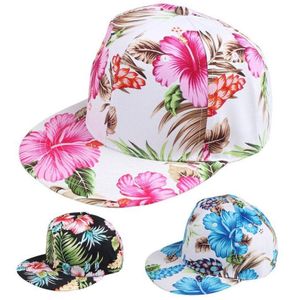 Bloem Snapback Hoed Cap Bloemenprint Baseball Cap 3 Kleuren 2386