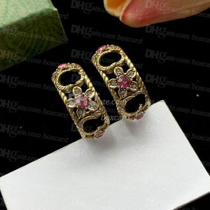 Anillos retro de estilo floral para bodas, cumpleaños, anillos clásicos chapados en oro de 18 quilates, anillos de diamantes con dijes