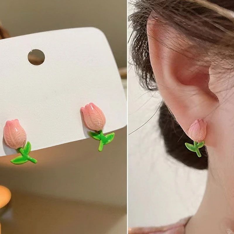 Fleur Zircon boucles d'oreilles pour femmes feuilles géométrique strass boucle d'oreille fille fête anniversaire noël bijoux cadeaux
