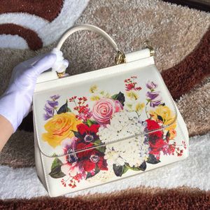 Flores Luxurys Bolso Mujeres Bolsa de asas Diseñador Crossbody Bolsas de hombro Bolsa Vintage Cuero Shopper Espejo Calidad Totes Lady Rose Monedero 230715