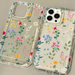 Flores Caso telefónico para Oppo A54 A54S Case Oppo A15 A57 A16 A16S A17 A55 A77 A57S A74 A95 A96 A76 A52 A92 Reno 8 7 6 5 Cubierta de lite