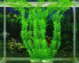Bloemen kransen decoratief mooi groen 13 kunstmatige gras decoratie water vissen tank aquarium accessoires decor ornamentplant965533555