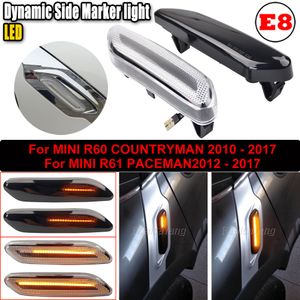 Le clignotant en eau fluide LED Dynamic Turn Signal Light pour Mini Cooper R60 Countryman R61 Paceman Side Marker clignotant Indicateur