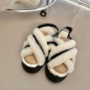 Pluisjes sandalen puffer Australische dames wgg australië pluizige slippers glijbaan designer slipper furry yeah glijbanen pantoufles bont luxe sandaal