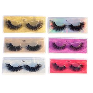 Fluffy 7-20MM Eyelashes Wholesale 5D Mink Lashes Natural False Eye lashes soft Set faux cils Bulk Makeup False lashes in bulk makeup