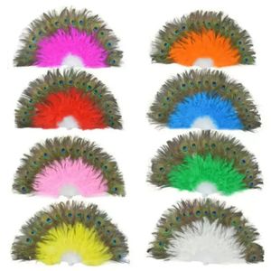 Performances de scène de Fluffy Ferat Hand Fan Performances artisanales élégantes Poirements Fan Fan Party Supplies Wholesale