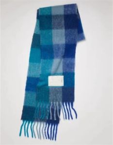 Plaid moelleux AC écharpe en cachemire hiver echarpe écharpes de luxe foulards généraux châle en cachemire écharpe de créateur colorée en plein air épaissir ornements chauds hj01