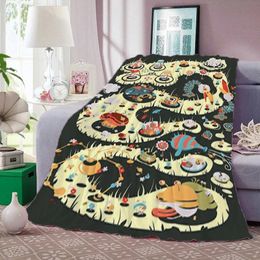 Pluizig zachte dekens P-PIKMIN Bank zomer sprei op het bed Boho deken voor woonkamer slaapkamer decoratie gooien decoratief 240229