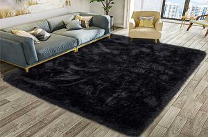 Pluize zachte kinderkamer tapijt Antiskid Large fuzzy shag fur gebied Tapijten Moderne indoor huis woonkamer tapijt kinderen slaapkamer rug 2725181