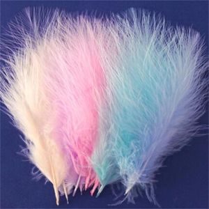 Plumes de marabout de dinde moelleuses 10-15Cm, Plumes de dinde, accessoires de décoration pour bijoux, vêtements, Plumes de mariage, artisanat DIY