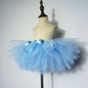 Fluffy tutu rokken meisjes dans rok poeder blauwe verjaardag kostuums tutus pic by daadwerkelijk voorbeeld l2405
