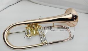 Flugelhorn B Flat Professional Phosphorus Copper Trumpet Musical Instruments Brass Trompete Horn 7034021