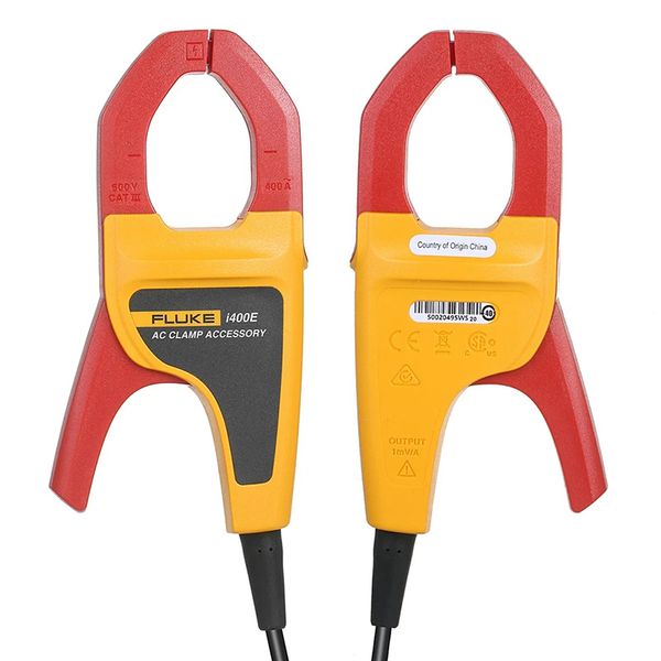 Fluke i400e Pindre à pince numérique Multimètre Caumpure CALM avec deux bouches bananes 1A ~ 400A AC Range actuelle 5Hz ~ 20 kHz