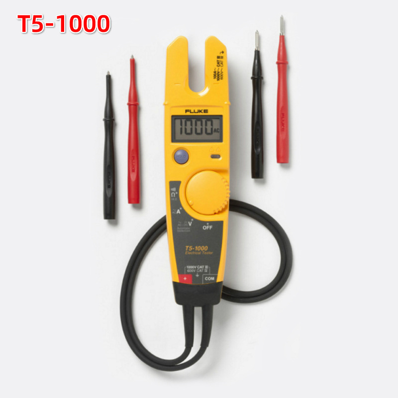 Fluke T5-1000 Continuity Current Electrical Tester 1000 Spänningsström Elektrisk testare
