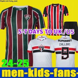 Fluminense 24 25 Soccer Jerseys Kennedy James Rodriguez Alisson Galoppo Sao Paulo Football Shirts 2025 Luciano Nestor Calleri thuis weg Lucas Moura