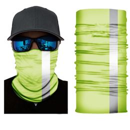 Bande réfléchissante fluorescente pour cyclisme en plein air, cagoule magique sans couture pour hommes et femmes, spot variable, équitation multifonctionnelle, soleil P278H