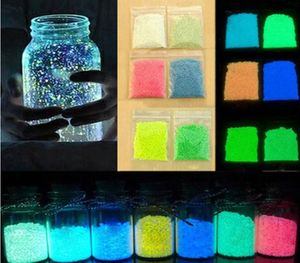 Fluorescerend Glow in the dark 10g Lichtgevend graanzand Feest DIY Heldere Verf Ster Wensfles Fluorescerende Deeltjes Kinderen Toy1497578