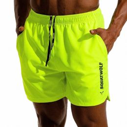 Fluorescerend Groen 2023 Zomer Fitn Jogger Shorts Heren Hardloopsport Workout Shorts Sneldrogende Training Gym Atletische Shorts Fit E0Pd #
