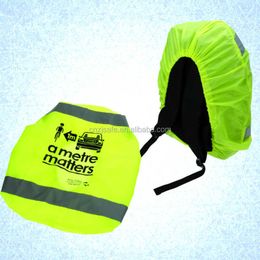 Haute visibilité fluorescente couverture de sac à dos réfléchissant de sécurité étanche